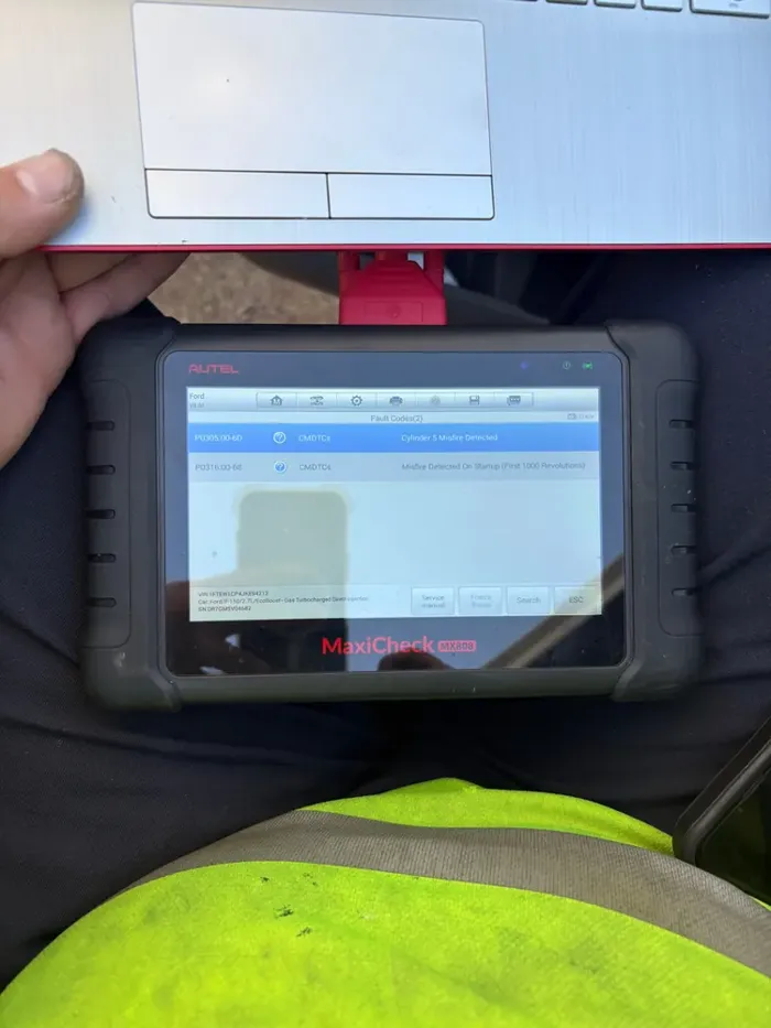Pulling codes with the scan tablet